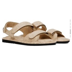BY FAR Gideon Leather Sandals sz 38
